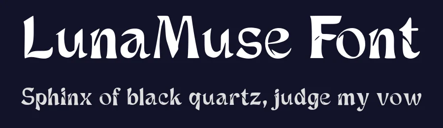 LunaMuse Font by Mei Suseno — Decorative Font — thumbnail 2