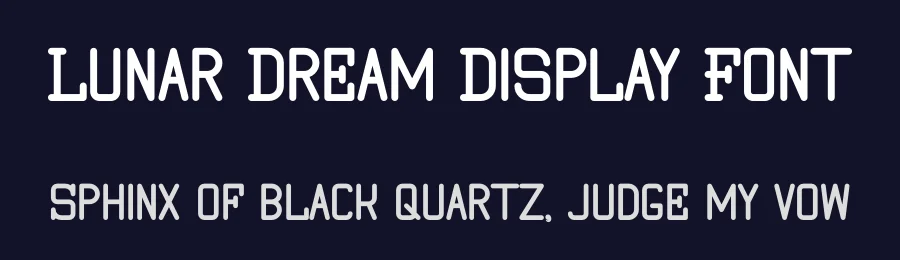 Lunar Dream Display Font by MasyafiStudio — Decorative Font — thumbnail 2