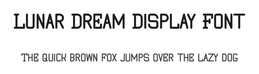Lunar Dream Display Font by MasyafiStudio — Decorative Font