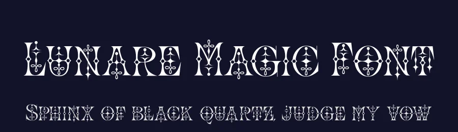Lunare Magic Font by alit design — Display Font — thumbnail 2