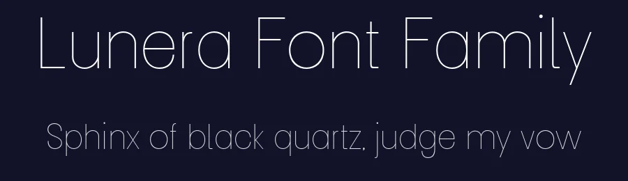 Lunera Font Family by Rezastudio — Sans Serif Font — thumbnail 2