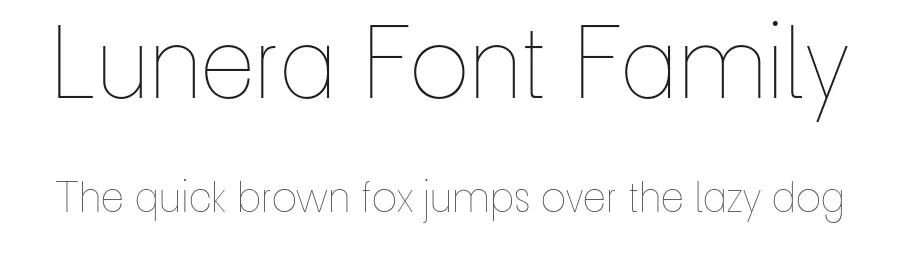 Lunera Font Family by Rezastudio — Sans Serif Font