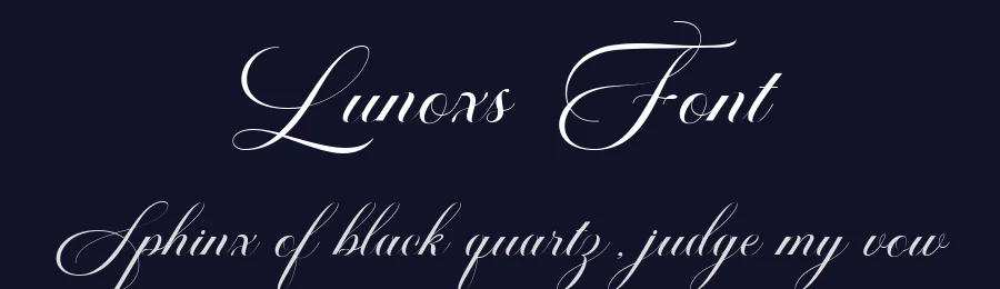 Lunoxs Font by Bellinghamtype Foundry — Script Handwritten Font — thumbnail 2