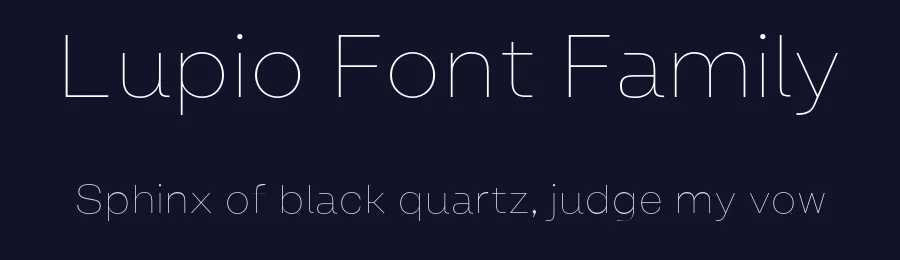 Lupio Font Family by Tour De Force — Sans Serif Font — thumbnail 2