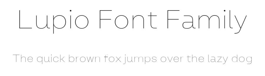Lupio Font Family by Tour De Force — Sans Serif Font