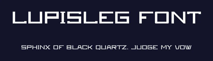 Lupisleg Font by albert_kalingga — Display Font — thumbnail 2