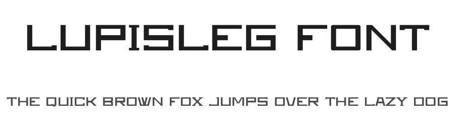 Lupisleg Font by albert_kalingga — Display Font