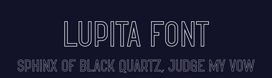 Lupita Font by vpcreativeshop — Display Font — thumbnail 2