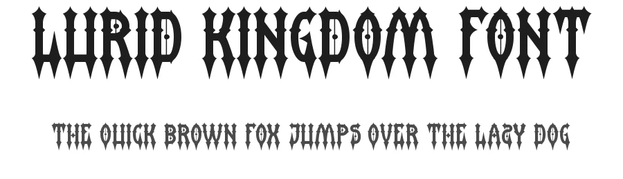 Lurid Kingdom Font by noahtype β Blackletter Font