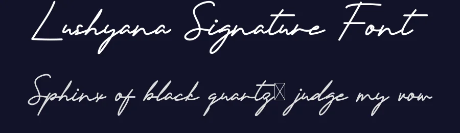 Lushyana Signature Font by edricstudio — Script Handwritten Font — thumbnail 2