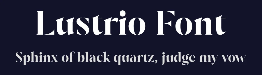 Lustrio Font by Plotomad — Decorative Font — thumbnail 2