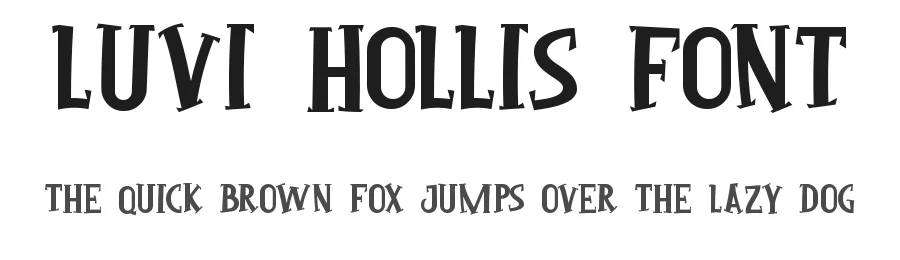 Luvi Hollis Font by edricstudio — Display Font