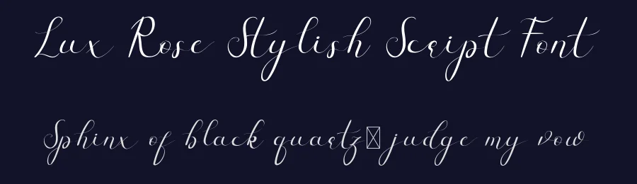 Lux Rose Stylish Script Font by edricstudio — Script Handwritten Font — thumbnail 2