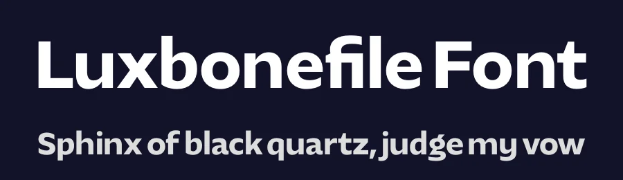 Luxbonefile Font by Jet type system — Sans Serif Font — thumbnail 2