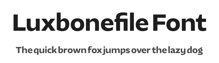 Luxbonefile Font by Jet type system β Sans Serif Font