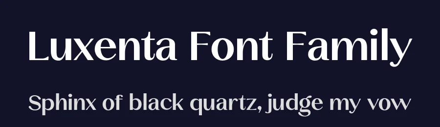 Luxenta Font Family by YUKITA CREATIVE — Decorative Font — thumbnail 2