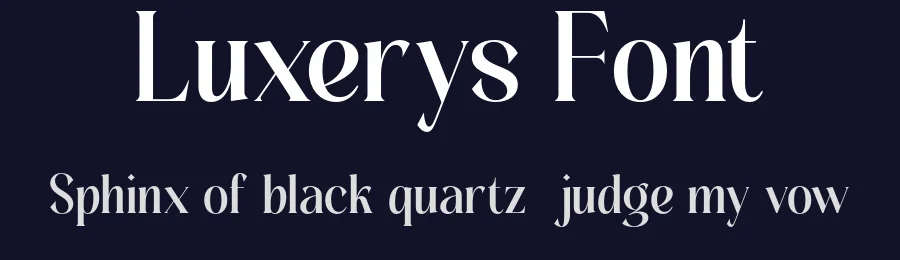 Luxerys Font by Pikgura Type — Display Font — thumbnail 2