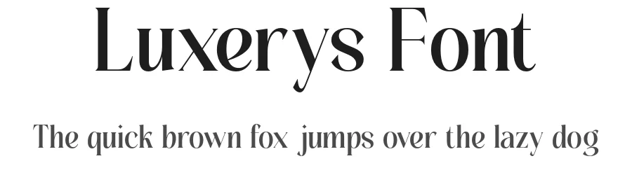 Luxerys Font by Pikgura Type — Display Font