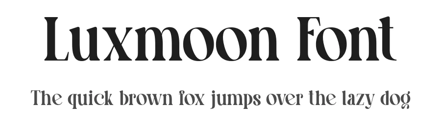Luxmoon Font by roomspace.cl — Decorative Font