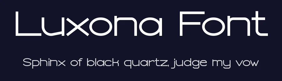 Luxona Font by Aivos Dreams — Display Font — thumbnail 2