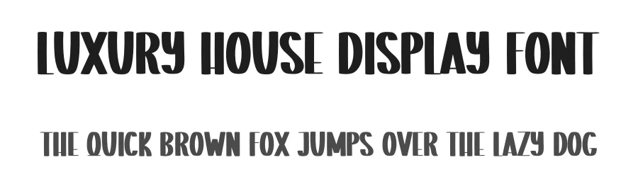 Luxury House Display Font by creativeletter — Display Font