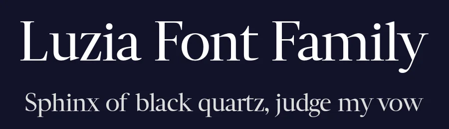 Luzia Font Family by Quill Type Co — Serif Font — thumbnail 2