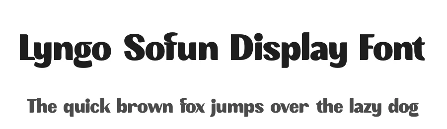Lyngo Sofun Display Font by timelesstype.co — Display Font