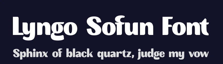 Lyngo Sofun Font by timelesstype.co — Display Font — thumbnail 2