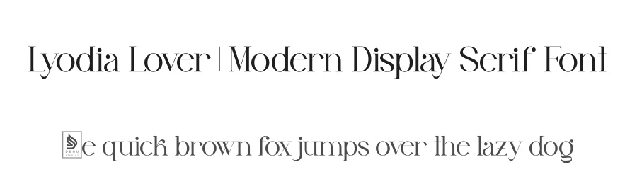 Lyodia Lover | Modern Display Serif Font by Denustudios — Display Font