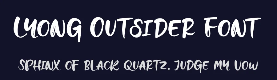 Lyong Outsider Font by Denustudios — Script Handwritten Font — thumbnail 2