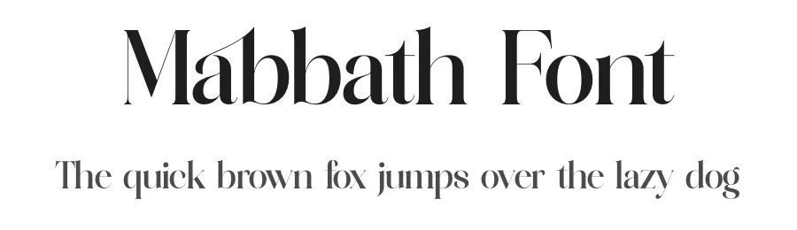 Mabbath Font by Artnivora Studio — Serif Font