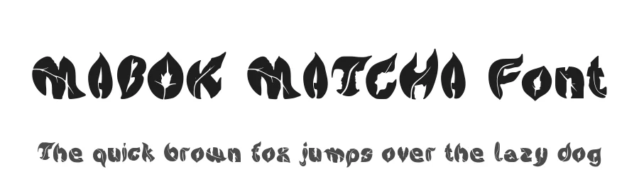 MABOK MATCHA Font by munikstudio — Display Font