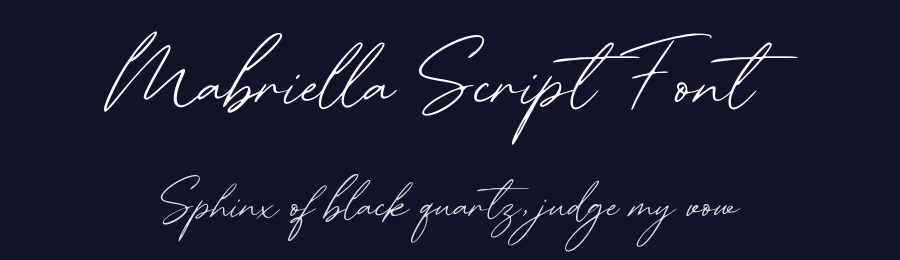 Mabriella Script Font by Sealoung — Script Handwritten Font — thumbnail 2