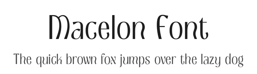 Macelon Font by craftsupplyco — Display Font
