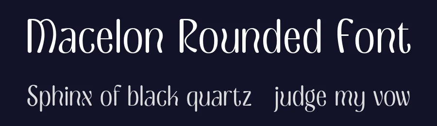 Macelon Rounded Font by craftsupplyco — Display Font — thumbnail 2