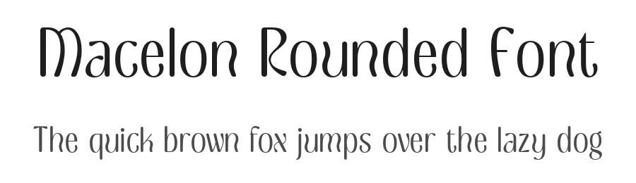 Macelon Rounded Font by craftsupplyco — Display Font