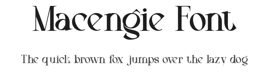 Macengie Font by Muksal Creative — Serif Font