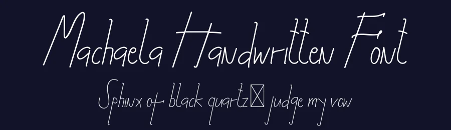 Machaela Handwritten Font by edricstudio — Script Handwritten Font — thumbnail 2