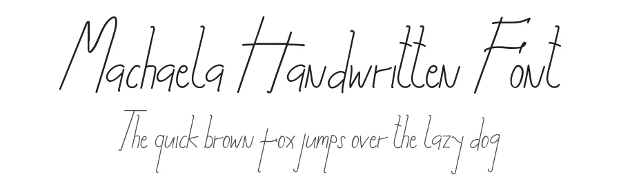 Machaela Handwritten Font by edricstudio — Script Handwritten Font