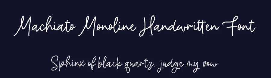Machiato Monoline Handwritten Font by balpirick — Decorative Font — thumbnail 2