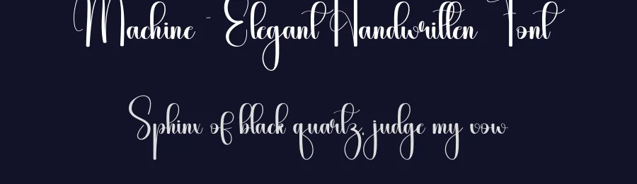 Machine – Elegant Handwritten Font by andikastudio — Script Handwritten Font — thumbnail 2