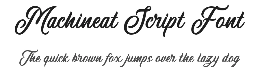 Machineat Script Font by Wacaksara Co. — Script Handwritten Font