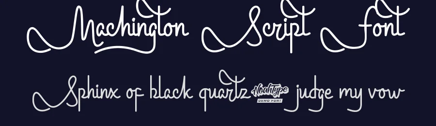 Machington Script Font by noahtype — Script Handwritten Font — thumbnail 2