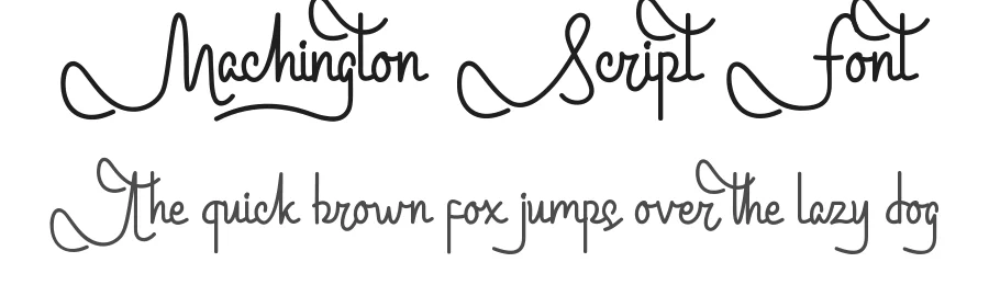 Machington Script Font by noahtype — Script Handwritten Font