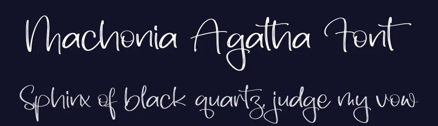 Machonia Agatha Font by letterfabric — Script Handwritten Font — thumbnail 2