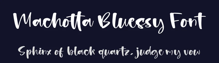 Machotta Bluessy Font by glorytype — Script Handwritten Font — thumbnail 2