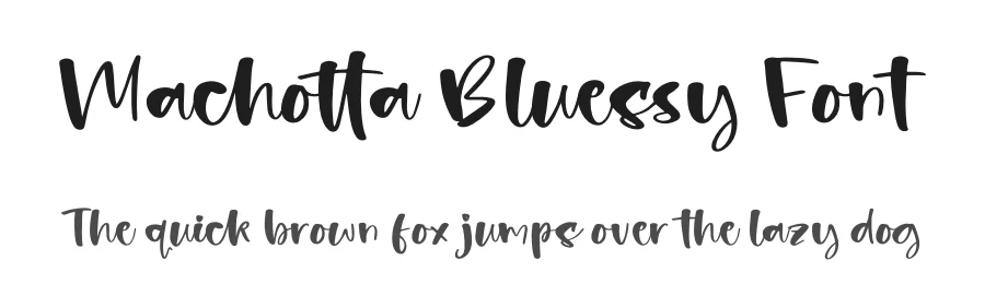 Machotta Bluessy Font by glorytype — Script Handwritten Font