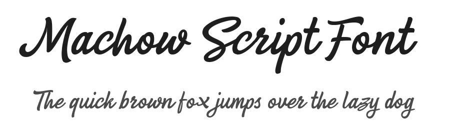 Machow Script Font by Ketapel — Script Handwritten Font