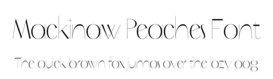Mackinaw Peaches Font by Suolahti Type — Sans Serif Font
