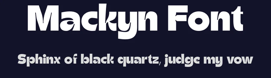 Mackyn Font by enxyclo — Display Font — thumbnail 2